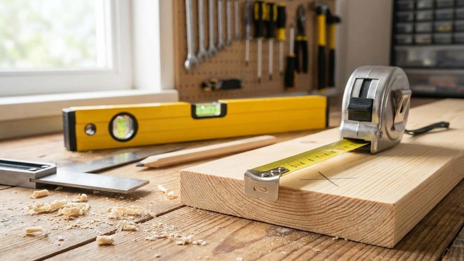 Niveau, équerre, mètre : bien utiliser ses outils de mesure